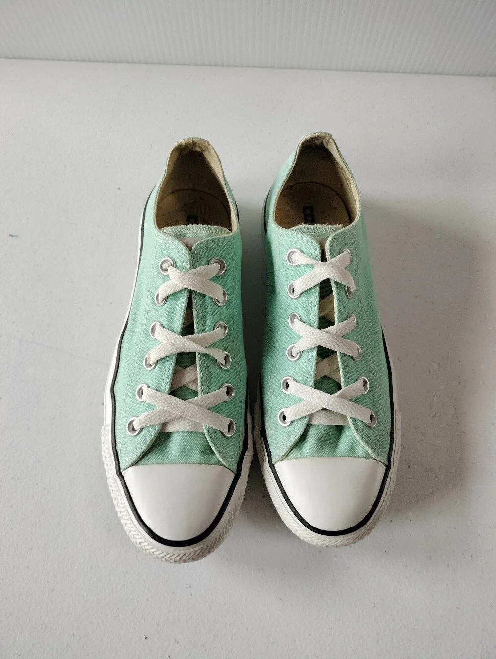 Converse Chuck Taylor All Star Low Top Mint Green Sneakers Mens 6 Womens 7